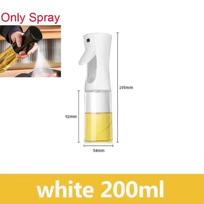 2In1 500Ml Plastic Spray Oil Sprayer Bottle Spray Oil Dispenser Oil Jar Cruet BBQ Kitchen Baking Roasting Picnic Kitchen Tool