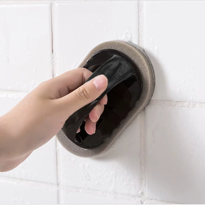Magic Emery Sponge Brush Wipe Eraser Cleaner Kitchen Bath Rust Strong Decontamination Cleaning Tools with Handle Household Tools