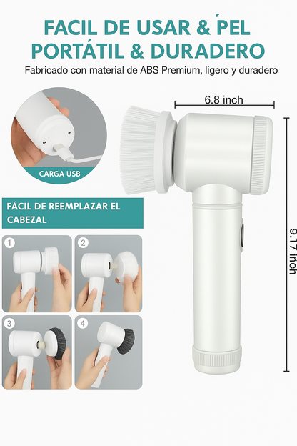Cepillo Eléctrico Multifunción 5-en-1