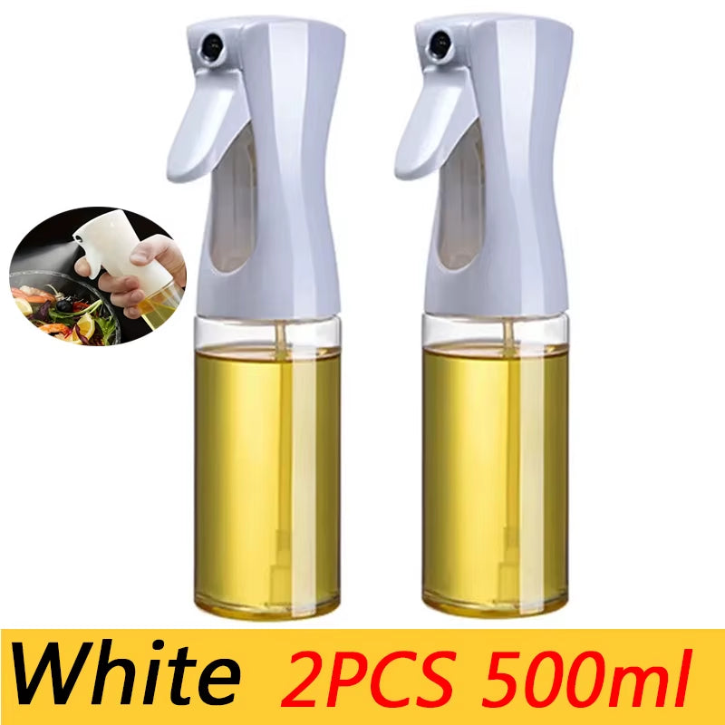 200Ml 300Ml 500Ml Oil Spray Bottle Kitchen Cooking Olive Oil Dispenser Camping BBQ Baking Vinegar Soy Sauce Sprayer Containers